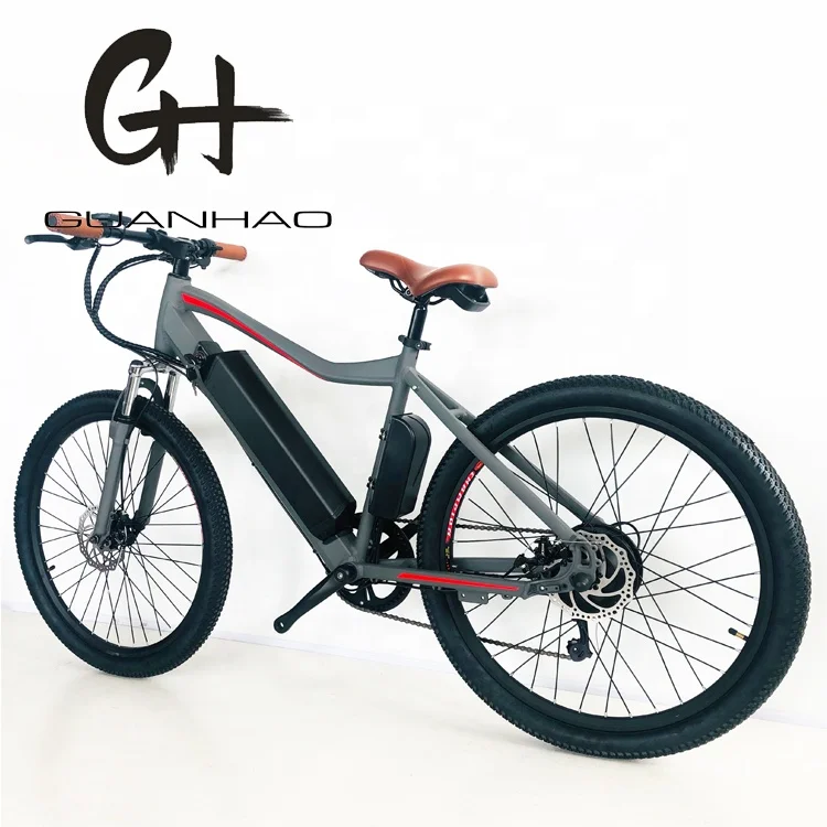 26" 500W 45KM/H 48V 14AH Lithium Battery Adult Aluminum 7 Speeds Disc Brake Fast Cheap UL2849 Electric mountain Bicycle