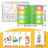 Kids CVC Words Flashcards Phonics Flip Chart Word Builder Sight Words Activity Learning Tool Speech Therapy Special Education 2