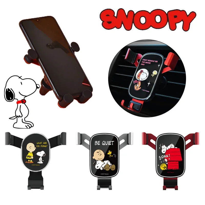 Snoopy Cartoon Car Phone Holder Air Vent Clip Mobile Cell Stand Smartphone  GPS Support For IPhone Samsung Xiaomi Universal Stand - AliExpress