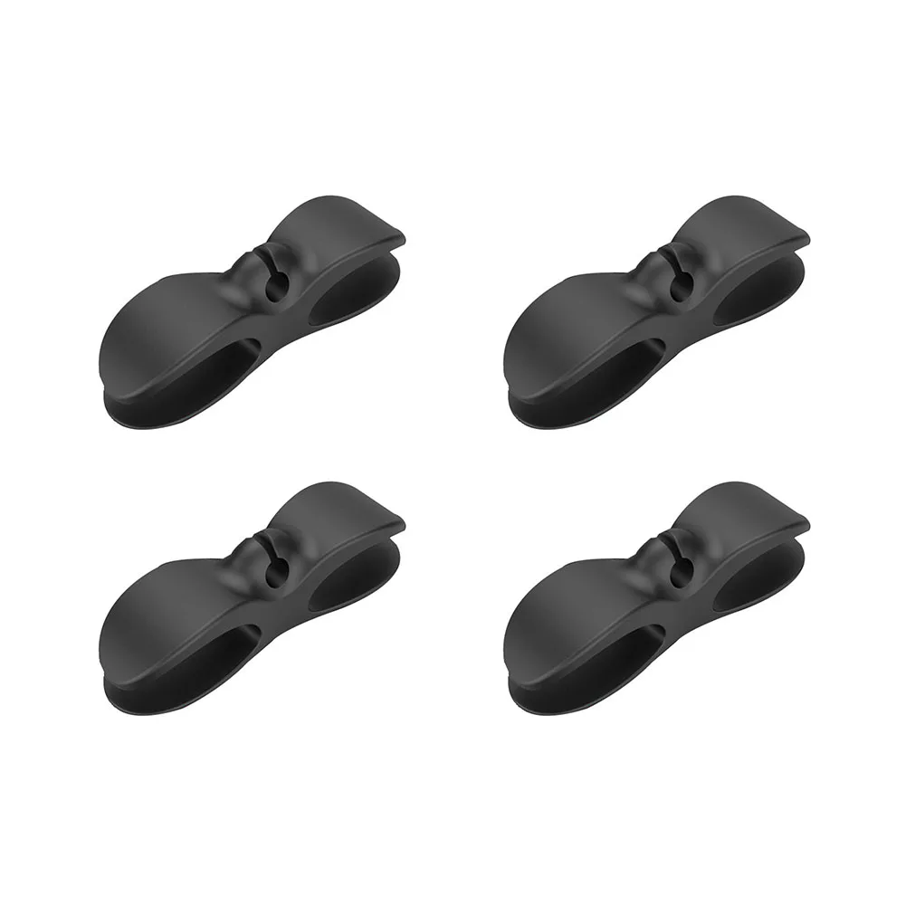 Wire Fixed Clamp Self-adhesive Rubber Electrical Appliances Wire Clamps 4/9pcs Practical Data Line Winders Home Supplies