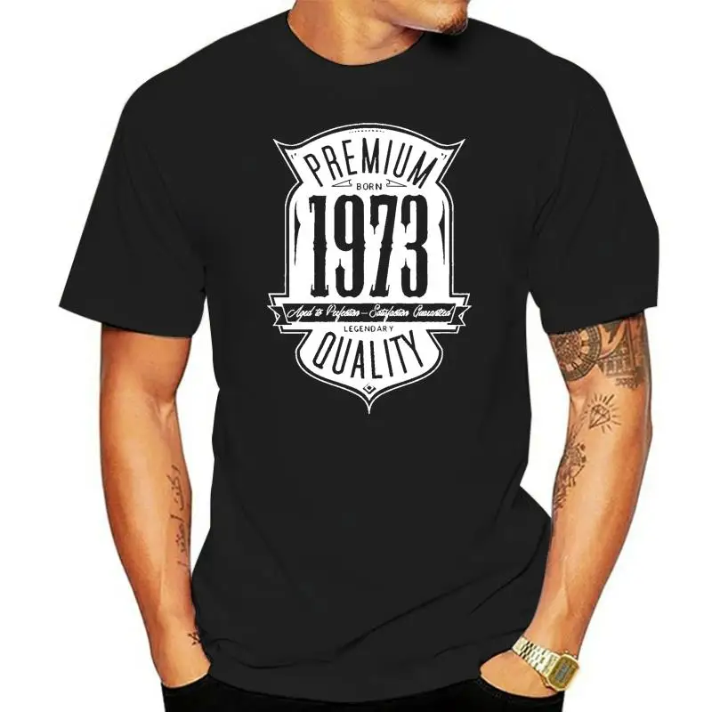 

Aged To Perfection Born In 1973 44th Birthday Gift Mens Graphic Printed T-Shirt Top Tees Custom Any Logo Size