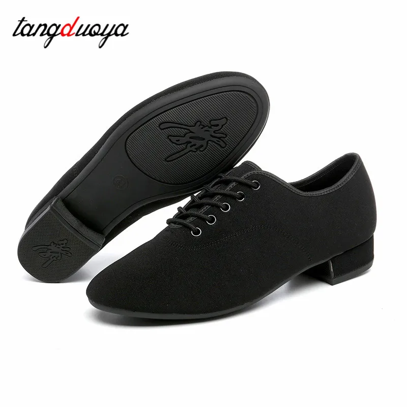 Dance Shoes Men Latin Dance Shoes Jazz Adult Ballroom Salsa dancing shoes for men Black Teachers Training Modern Tango Dance Sneakers