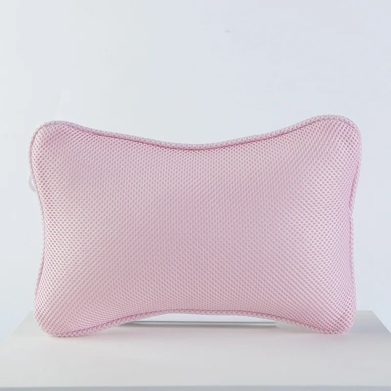 thumbnail image 1 of Almohada con forma de hueso de malla 3D para ducha de baño, reposacabezas para bañera de spa, almohada de apoyo para cabeza y cuello, almohada de masaje para baño, 1 of 5