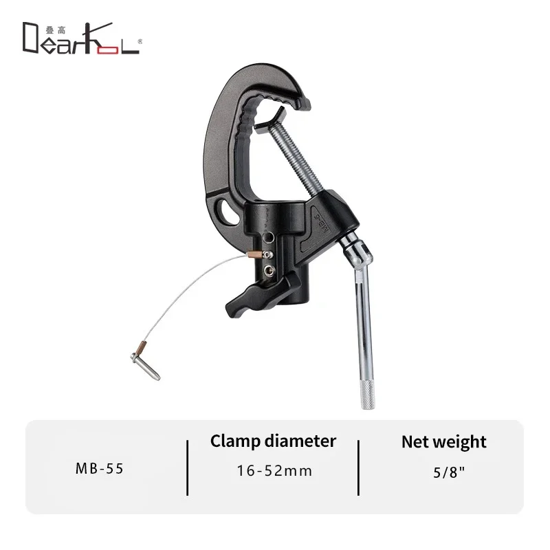 Dearkol Studio Video Hook Can Support up to 100kg with Safety Pin, Suitable for
