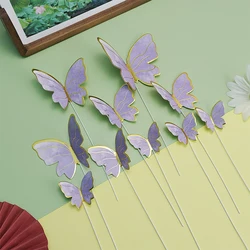 Enchanting Butterfly Cake Topper - Whimsical and Charming (Butterfly A Purple)