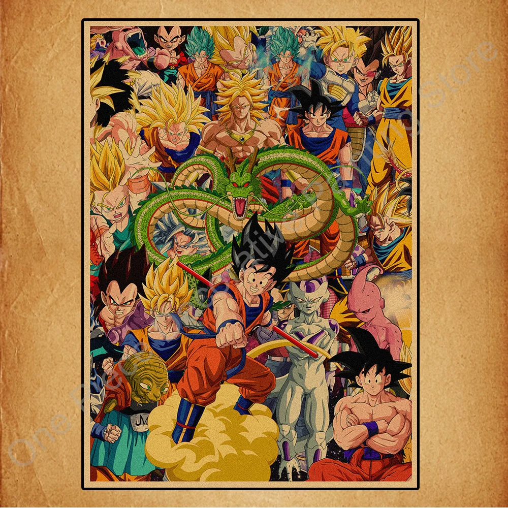 バンダイクラシックアニメレトロドラゴンボール HD ポスター悟空