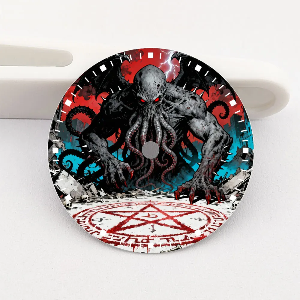 Creative Pattern 28.5mm Watch Dial with Color Printing