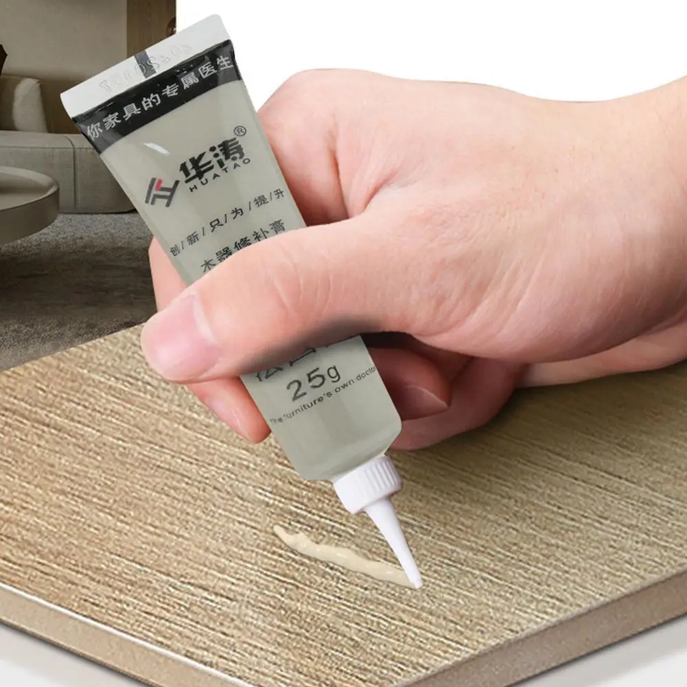 Complementary Paint Furniture Kit Furniture Floor Tile Scratch Filler Remover Glue Cream Polymer Resin DIY Repair Tools floor repair pen wood repair kit