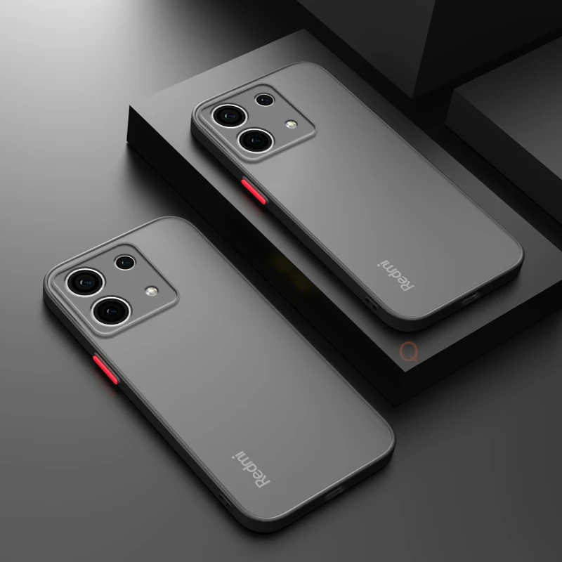 

Матовый Прозрачный жесткий чехол для Xiaomi Redmi Note 13 Pro 4g Plus