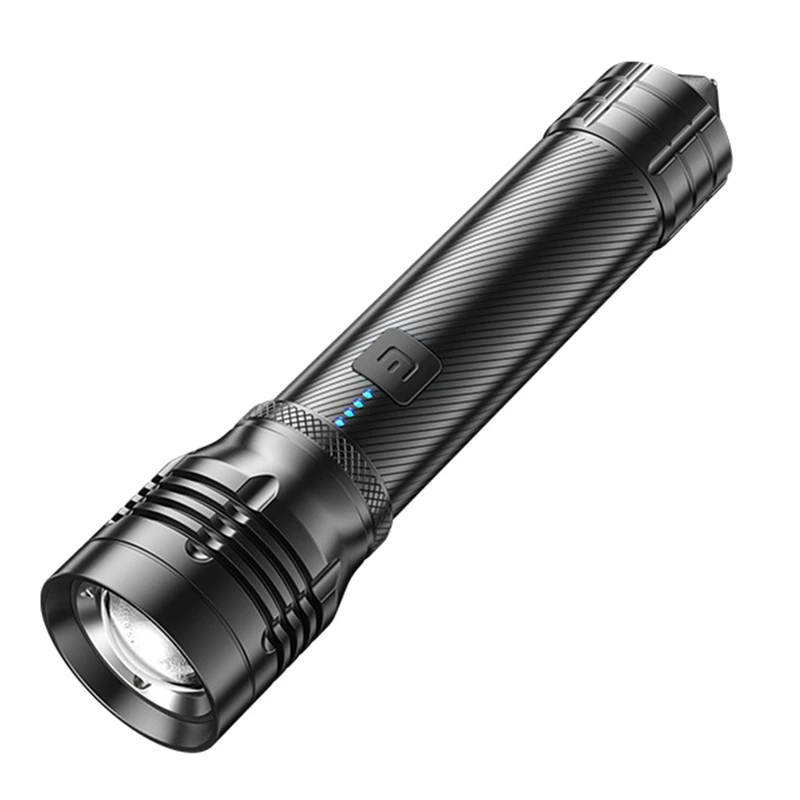 

Promotion! Powerful Flashlight Strong Light High-Power Rechargeable Highlight Flashlight Outdoor Portable Lighting LED Flashligh