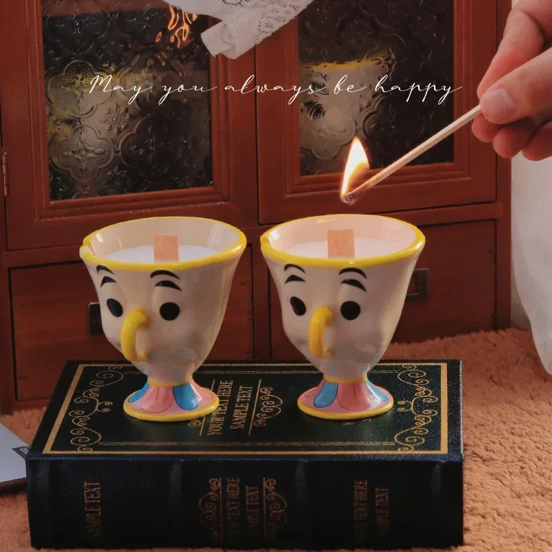 

Creative Scented Aromatic Candles Ceramic Face Home Decoration Guest Gift Candles Funny Candle in Jar Glass