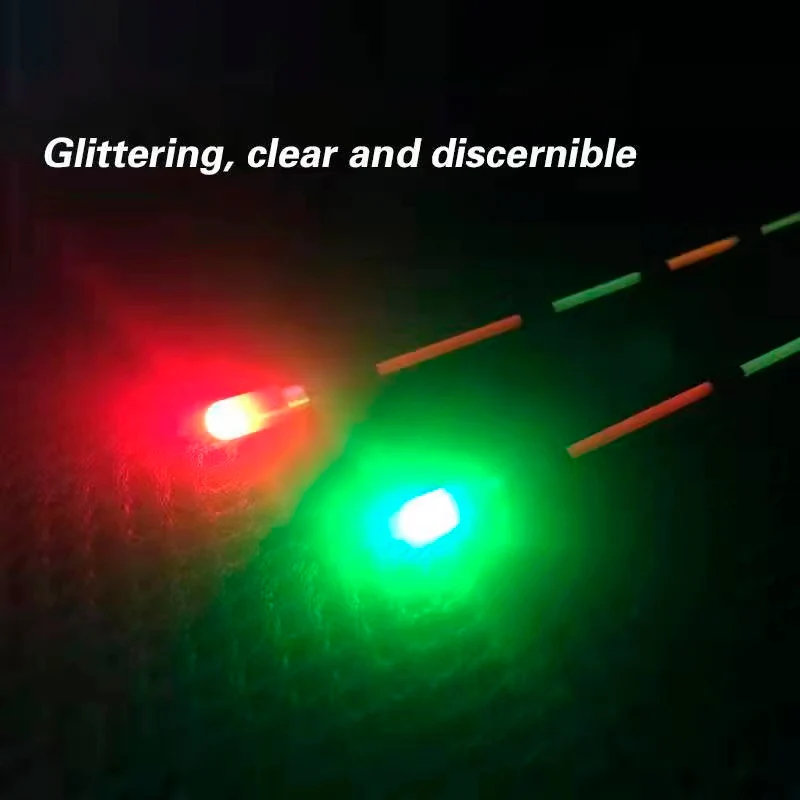 Fishing Tackle Fishing Float Fishing Floats Fishing Bobber Fishing Glow Stick Fishing Buoy Fishing Light Stick 2 Sets Luminous Fishing Floats Drifting Tail LED Electronic Light+CR311+1 Bag Hooks Electric Drifting LED Light Fishing Tools