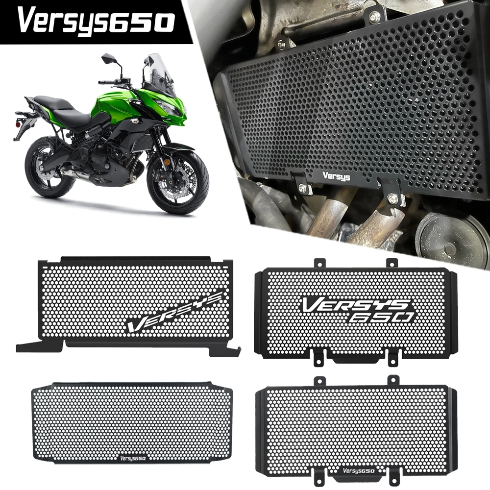 

For Kawasaki Versys 650 Versys650 2008 -2024 2023 2022 2021 2020 Motorcycle Accessories Radiator Guard Protector Grille Cover