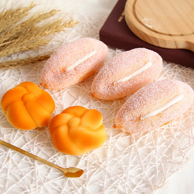 Artificial Bread Doughnuts Simulation Donut Fake Cake Bakery Room Photography Props Window Decoration Wedding Party Home Decor food model food photography props kitchen food toys bread food model donut photography props