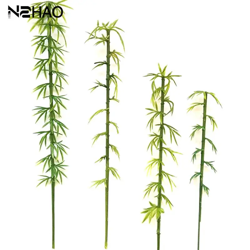 10Pcs Mini Plastic Bamboo Artificial Flower For Wedding Home Decoration