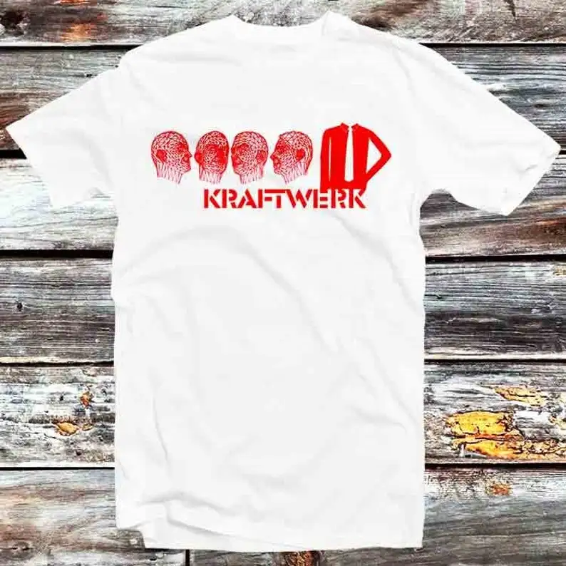 

Kraftwerk Promo Release Vinyl Label Meme T Shirt Vintage Retro Cool Gift Mens Womens Unisex Cartoon Anime Top Tee B455