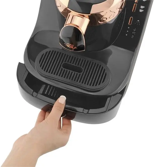 Automatic Turkish/Greek Coffee Machine, USA 120V UL, Black/Copper (Gold) 5