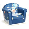 Kids Couch, Children's Sofa Armrest Chair with Pattern, Toddler Furniture w/Sturdy Wood Construction, Preschool 3