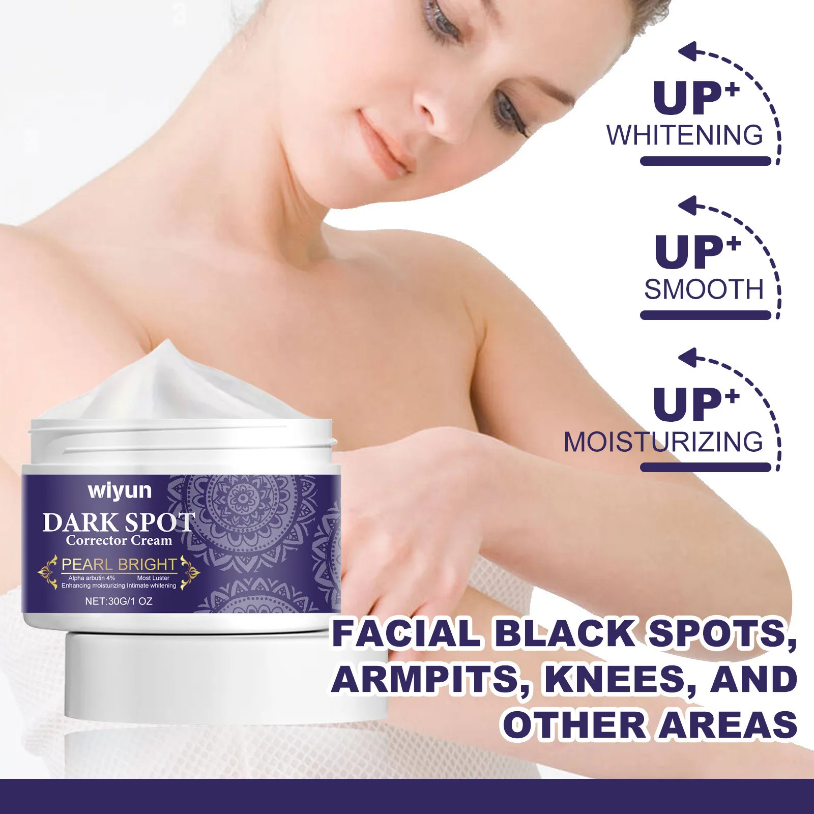 Body Whitening Cream Intimate Area Dark Skin Dry Rough Smooth Anti-Aging Nourish Moisturize Remove Melanin Brighten Beauty Cream 3