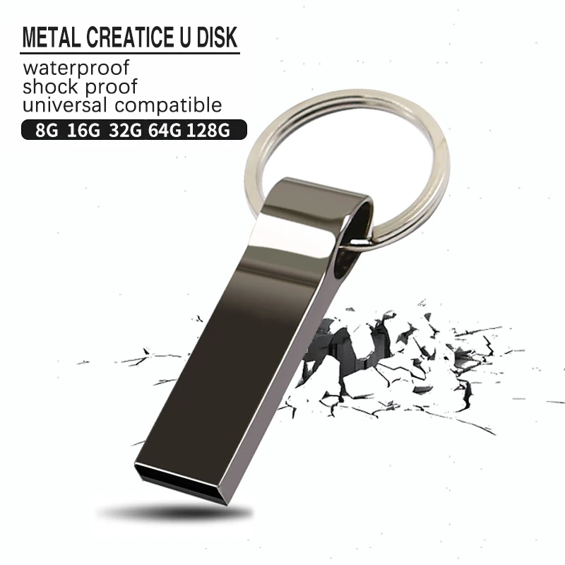 

Hot Sale Key USB Flash Drive 4GB 8GB 16GB 32GB Pen drive High Speed Memory Stick 64GB 128GB Metal U Disk 256GB Flash Pen Drive