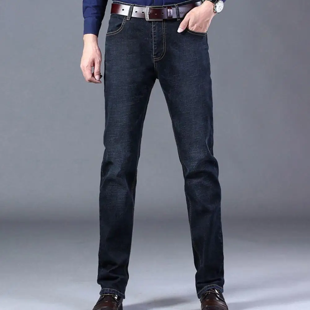

Daily Wear Colorfast Denim Trousers Summer Spring Jeans Men Garment