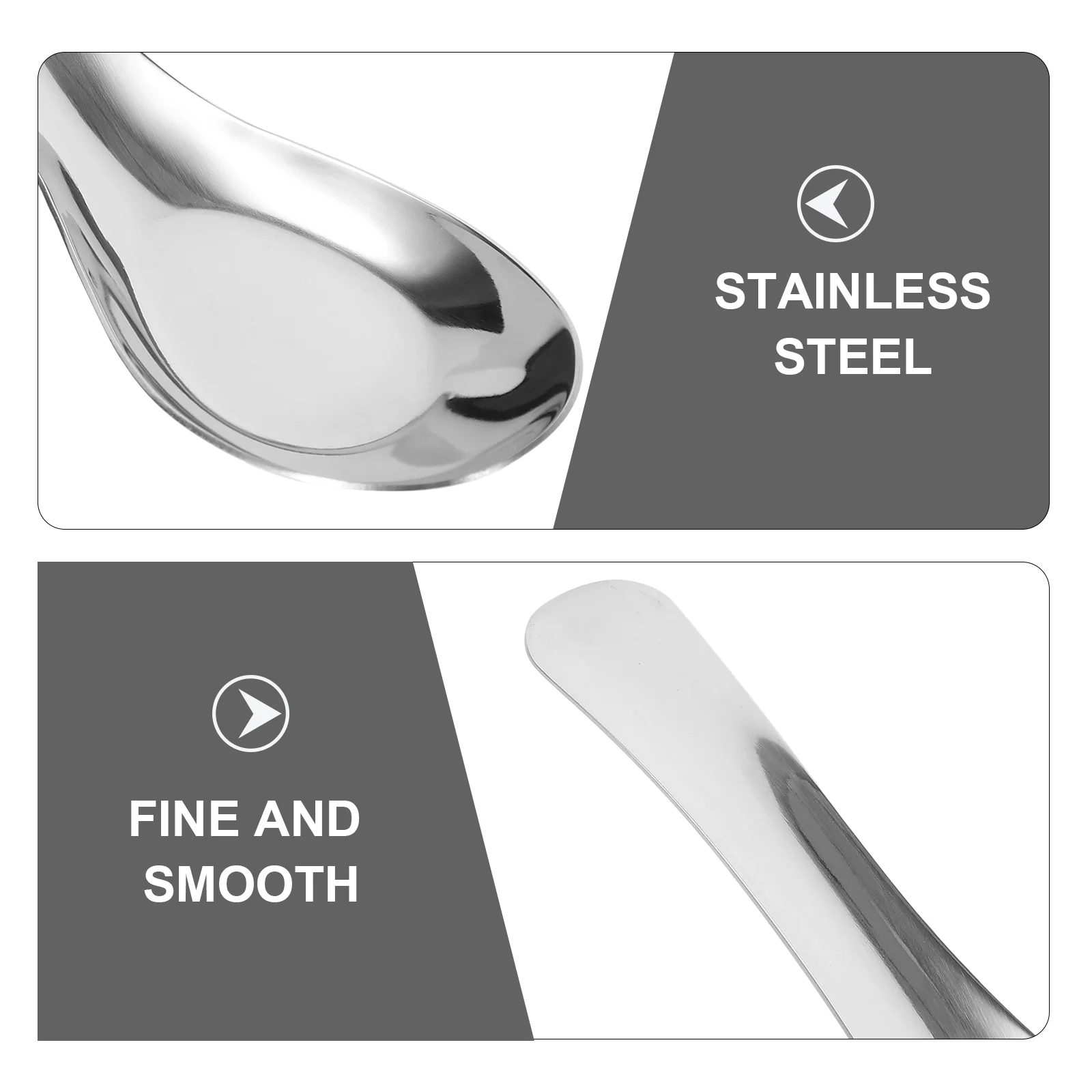 식탁용 스푼 죽 숟가락, 농축 식사, 절묘한 작은 아이 , 2 개