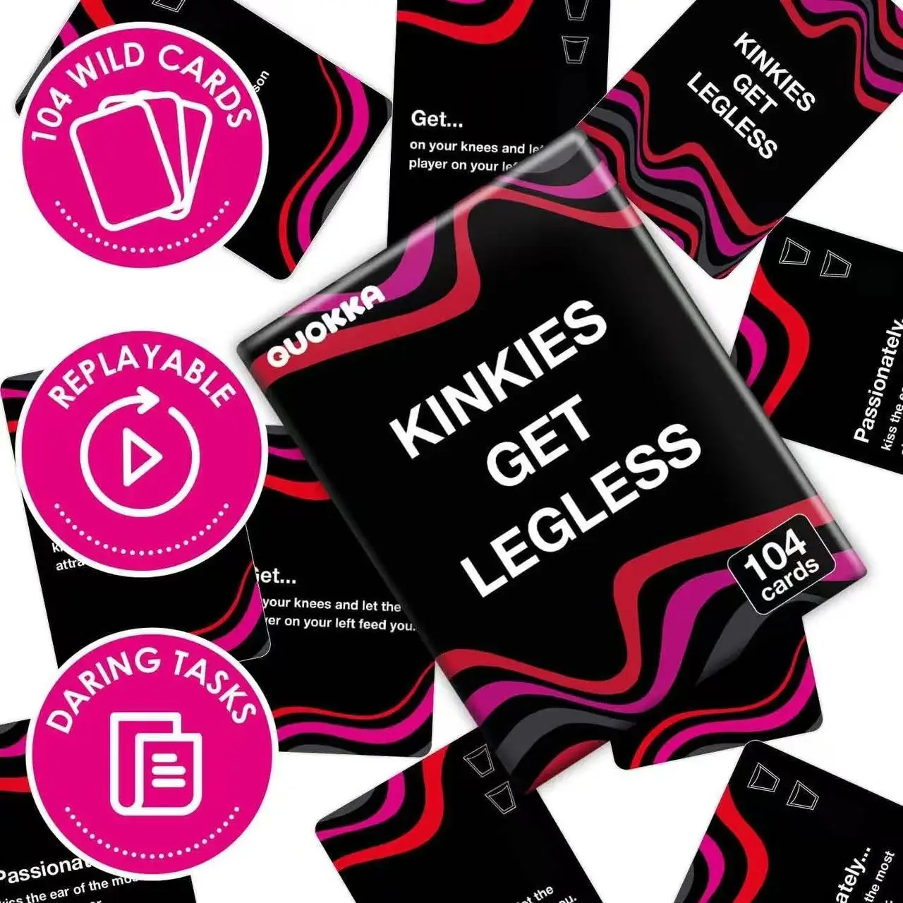 Let's Get Legless: Gioco di Carte, Forse il Miglior Gioco di Sfida, Divertente e Brutale, per Adulti, Feste, Addio al Nubilato, Addio al Sposo o Qualsiasi Altra Festa - immagine 6