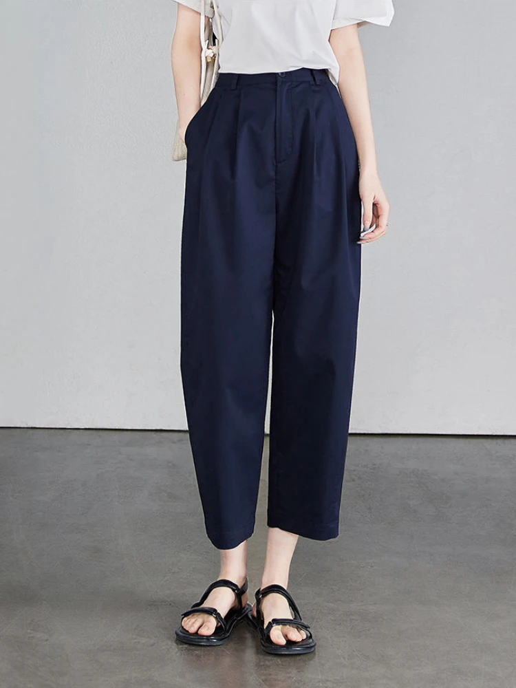 

Wide Leg Pants Women 2023 Summer New Fashion Elastic High Waist Straight Trousers Slim Casual LOOSE Khaki Solid Women's Pants