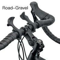 Conception ergonomique d'extrémité de poteau intérieur de vélo de montagne, extrémité de guidon de vélo de ville de gravier de route de montagne, pièces de vélo 6