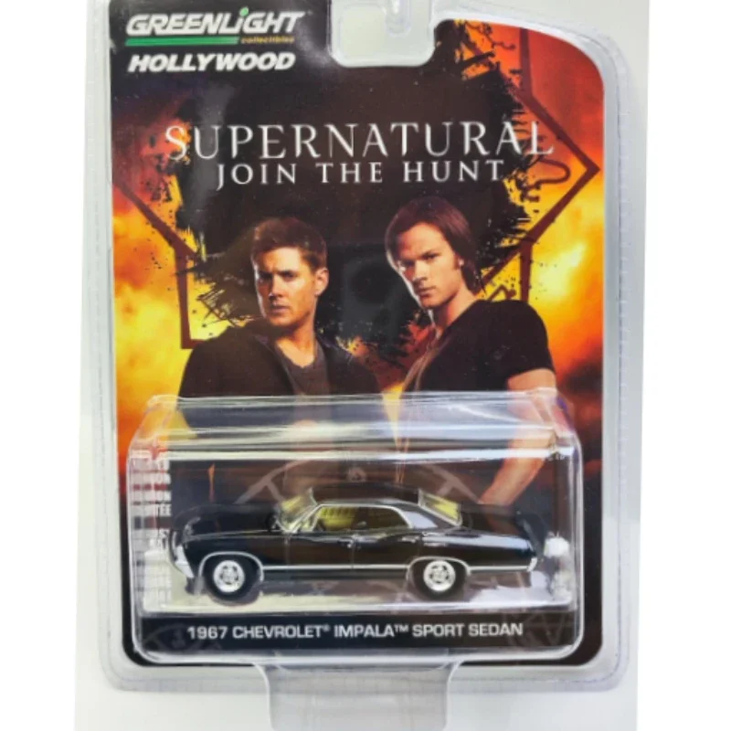 1:64 Supernatural 1967 Chevrolet Impala Sport Sedan Diecast Metal Alloy Model Car Toys For Kids Gift Collection 2