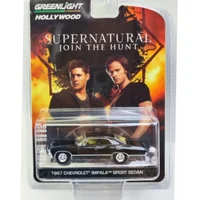 1:64 Supernatural 1967 Chevrolet Impala Sport Sedan Diecast Metal Alloy Model Car Toys For Kids Gift Collection 2