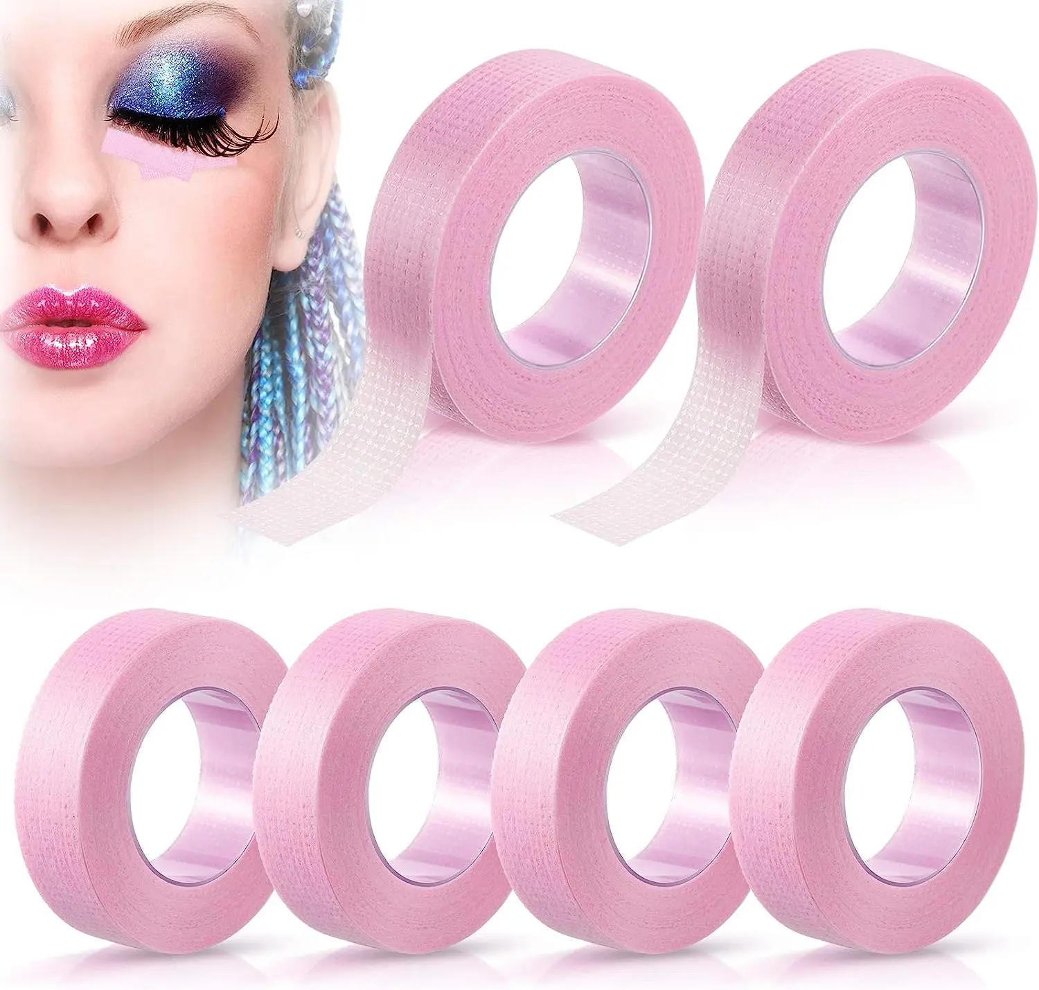

3 Rolls Professional PE Lash Tape For Eyelash Extension Lash Tools Non-Woven Eyelash Tape