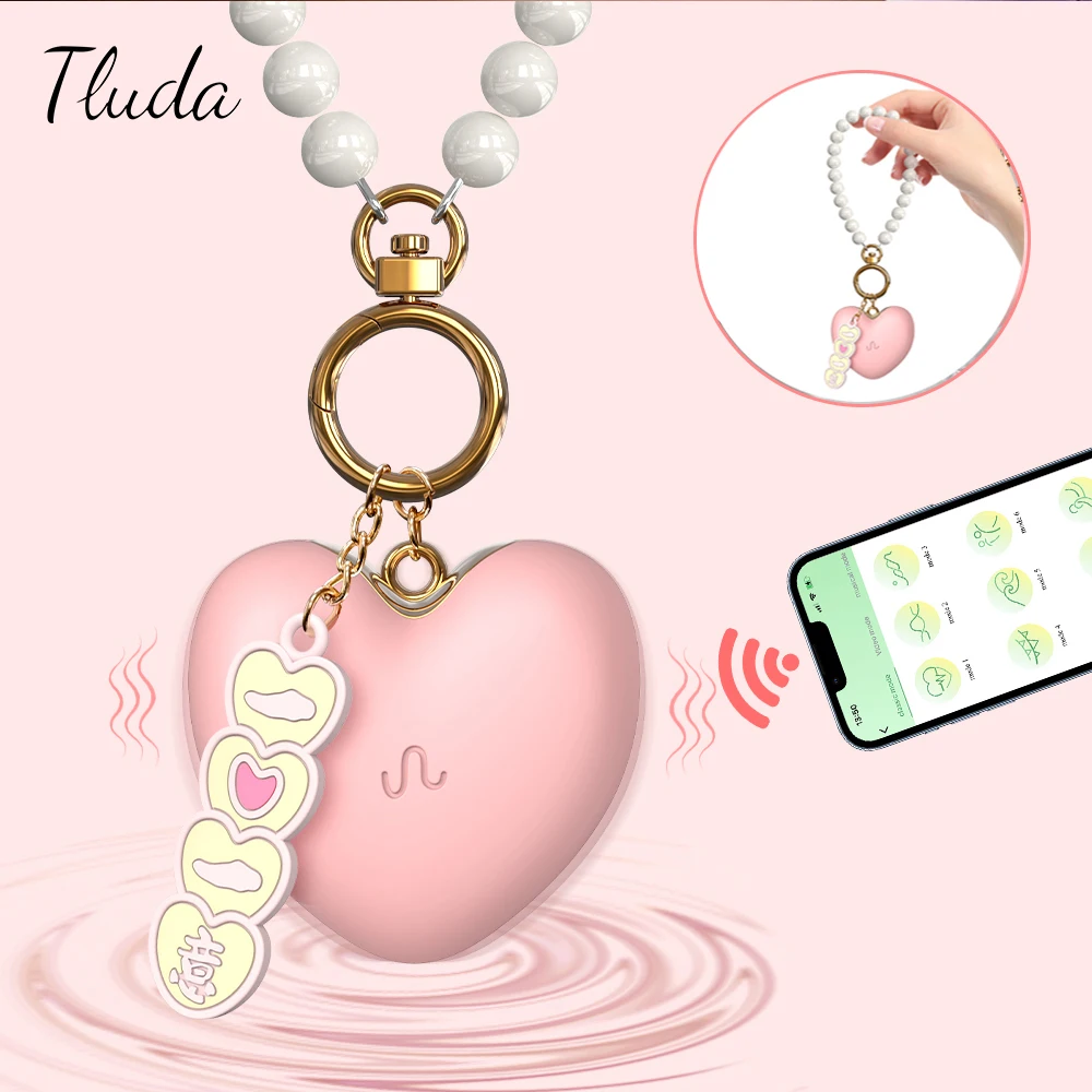 Portable Clitoris Stimulator APP Control Nipples Vibrator Female Masturbation Headwear Hangings Gift Sex Toy for Girlfriend