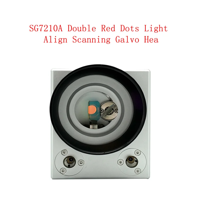 

SG7210A Double Red Dots Light Align Scanning Fiber Laser Engraving Machine Galvo Head Set 1064nm Galvanometer Scanner