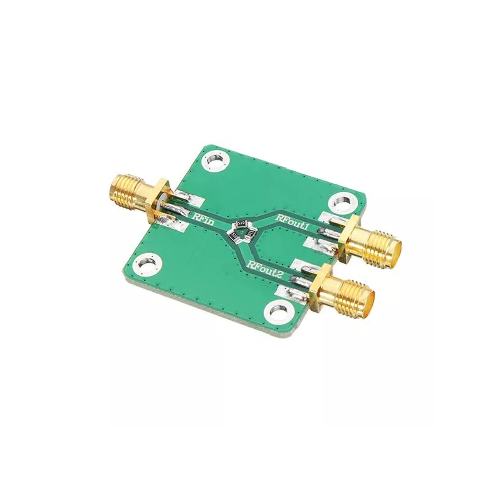 

DC-5G RF Microwave Resistor Power Distributor Module Microwave Power Splitter Radio Frequency Divider 1 split 2 SMA-K 50 ohms