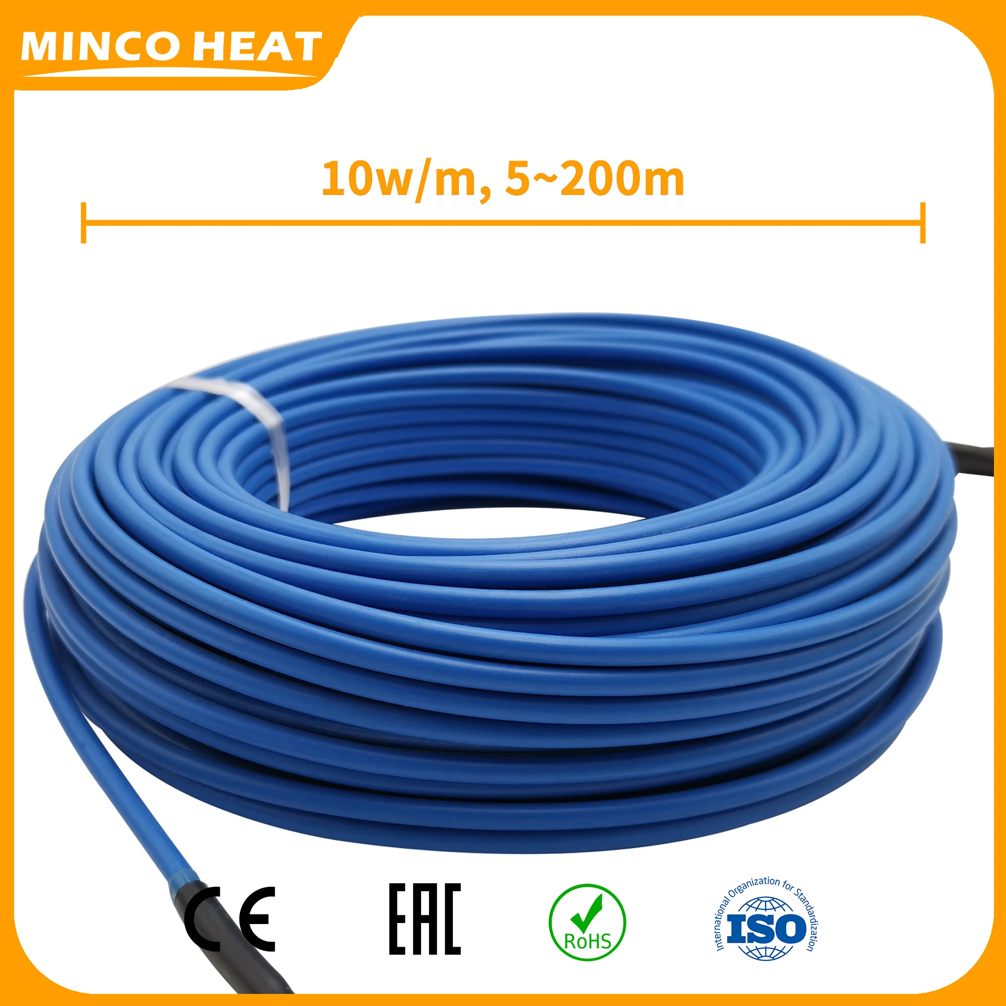 Minco Heat Low Cost Cable Heating Cable Electric Hotline New Twin Conductor Under Tile Laminate