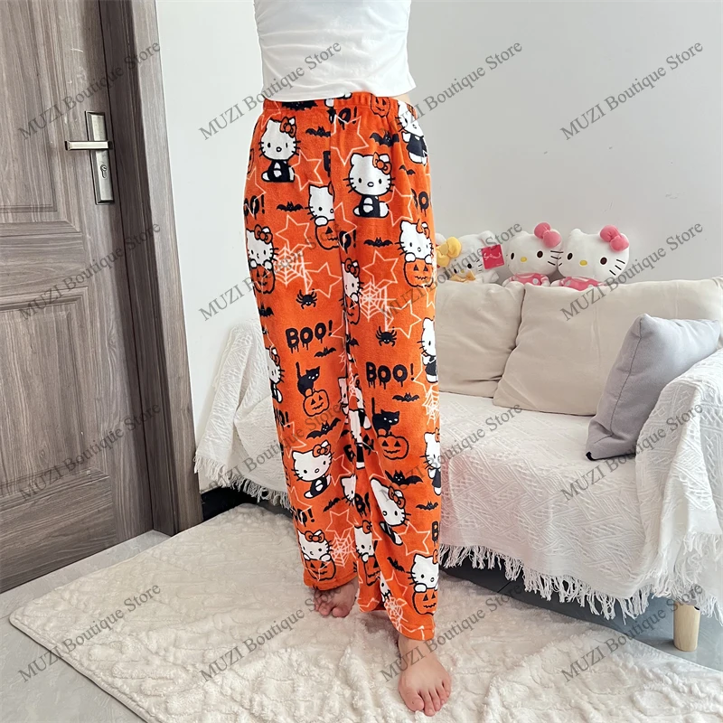 Pantalon Pyjama Halloween Femme Pyjama Hello Kitty Halloween