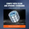 Nugget Ice Maker, 37lbs in 24  2 Way Water Refill Self Cleaning Nugget Ice Maker with Scoop and Basket for H 6