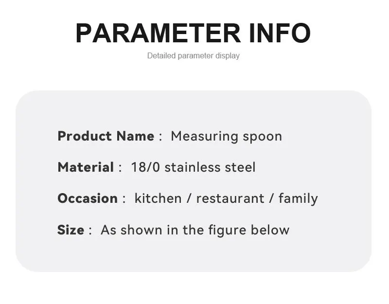Measuring Spoon Set Image 3