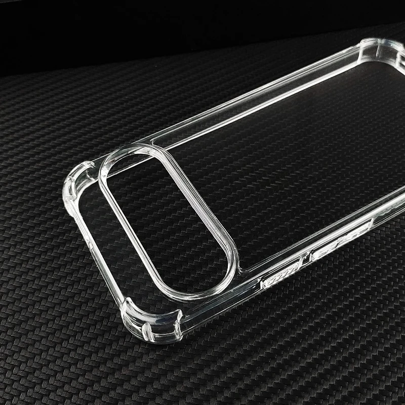 Premium Transparent Shockproof Anti-scratch Phone Case - Clear PC Hard Cover