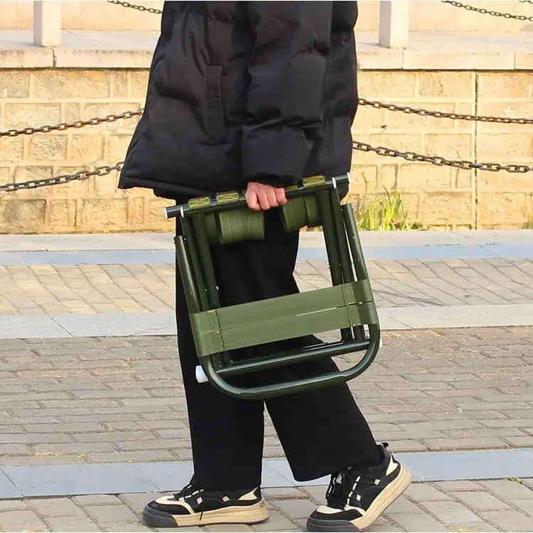 휴대용 접이식 의자 등받이 야외 캠핑 낚시 의자 경량 피크닉 의자 스툴 홈 로우 스툴 소형 벤치