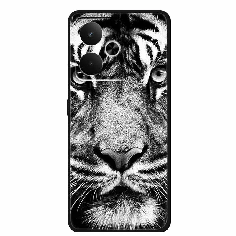 Sleek Black Silicone Soft Back Phone Case Cover