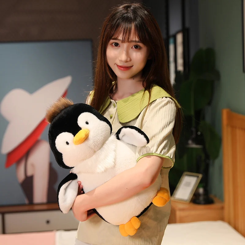 Kawaii Plush Penguin Dolls Stuffed Soft Lovely Penguin Animal Pillow Sofa Back Cushion Birthday Xmas Gift For Children Girls Aliexpress