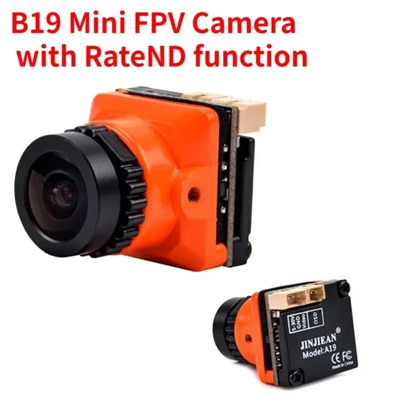 Caméra FPV 1800TVL 5MP 2.1mm Starlight OSD Réglable pour Drone RC