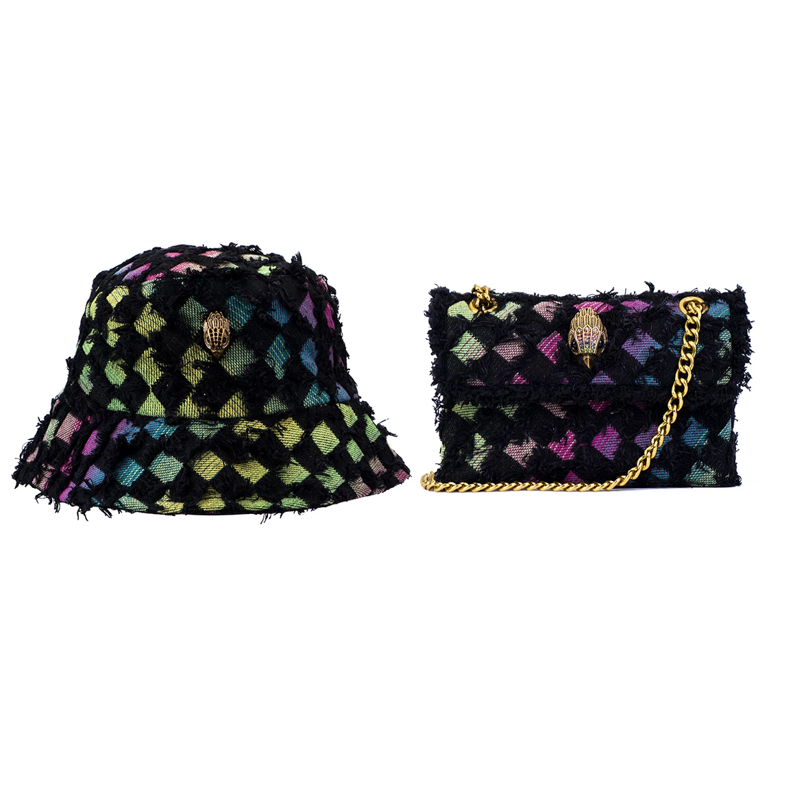 Colored woven hat diamond shaped fashion hat argyle cap