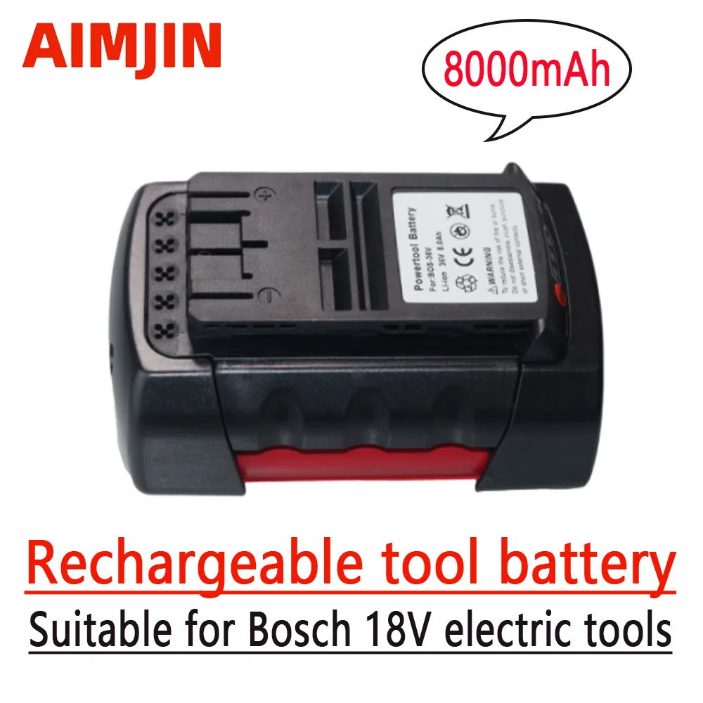 

36V 8.0Ah Li-ion Battery For Bosch BAT810 BAT836 BAT840 GBH36V-LI Power Tools Replace