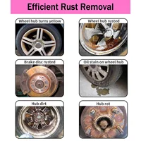 ⁦מסיר חלודה לרכב מתכת ניקוי ברזל מהיר טיפוח גלגל הרכב צינור פליטה אוטומטי ספריי להסרת חלודה וכתמים⁩ – תמונה ⁦6⁩