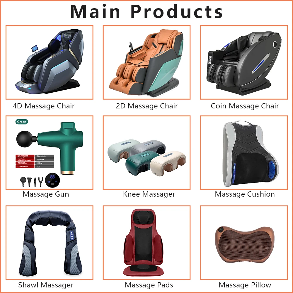 2023 massage chair 4D SL track zero gravity sofa shiatsu roller full body air pressure massage armchair 4d massage chair 6