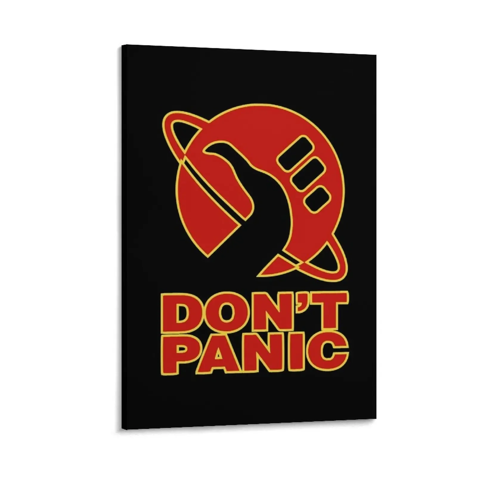 

Don't Panic Canvas Painting decoration for the room room decors aesthetic