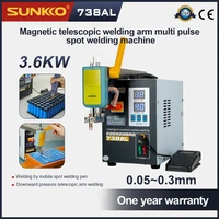 3.6KW SUNKKO 738AL Spot Welding Machine New Upgraded Telescopic Arm Handheld WIth Spot Welding Pens Precision Pulse Spot Welders 1